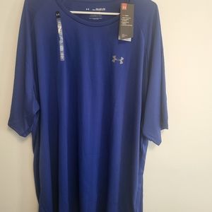 Under Armor Heat Gear Shirt Size: 4XL Color: Blue NWT